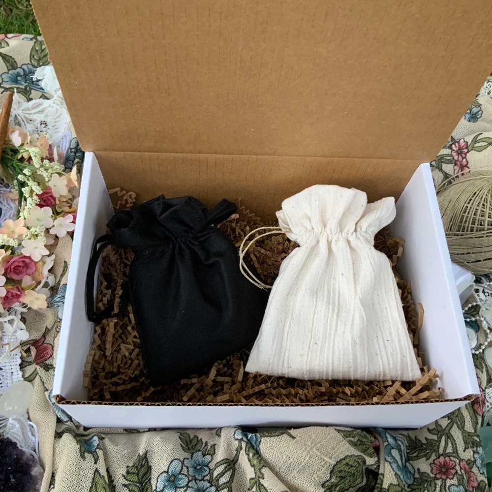 Two face mask with face mask bags